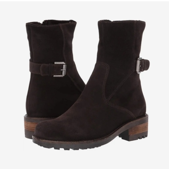 NWT La Canadienne Women's Camilla Boots in Brown Oiled Suede Sz: 8.5